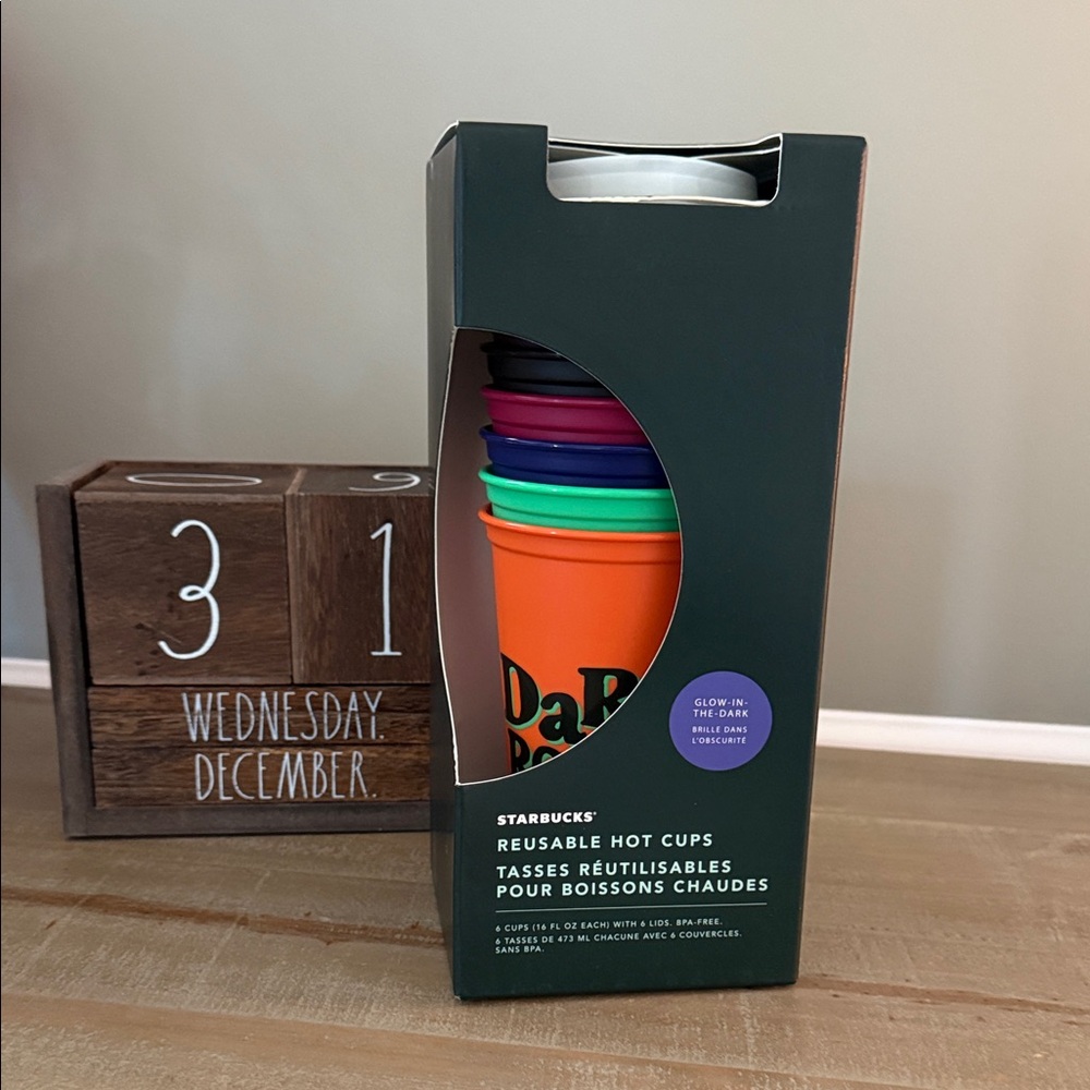 Starbucks Multicolor Reusable Hot Cups
